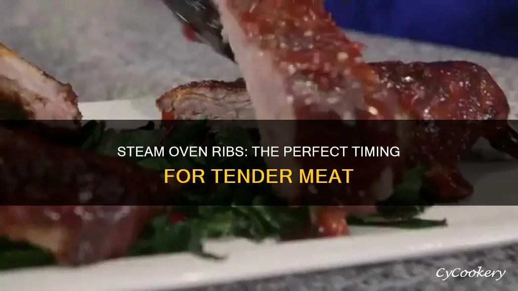 how long to cook ribs in steam oven