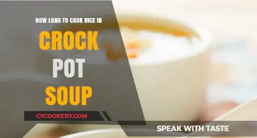 Crock Pot Soup: Cooking Rice to Perfection