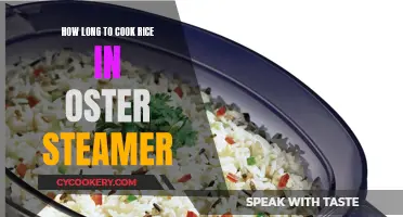 Steaming Rice: Oster Steamer Cooking Time Guide