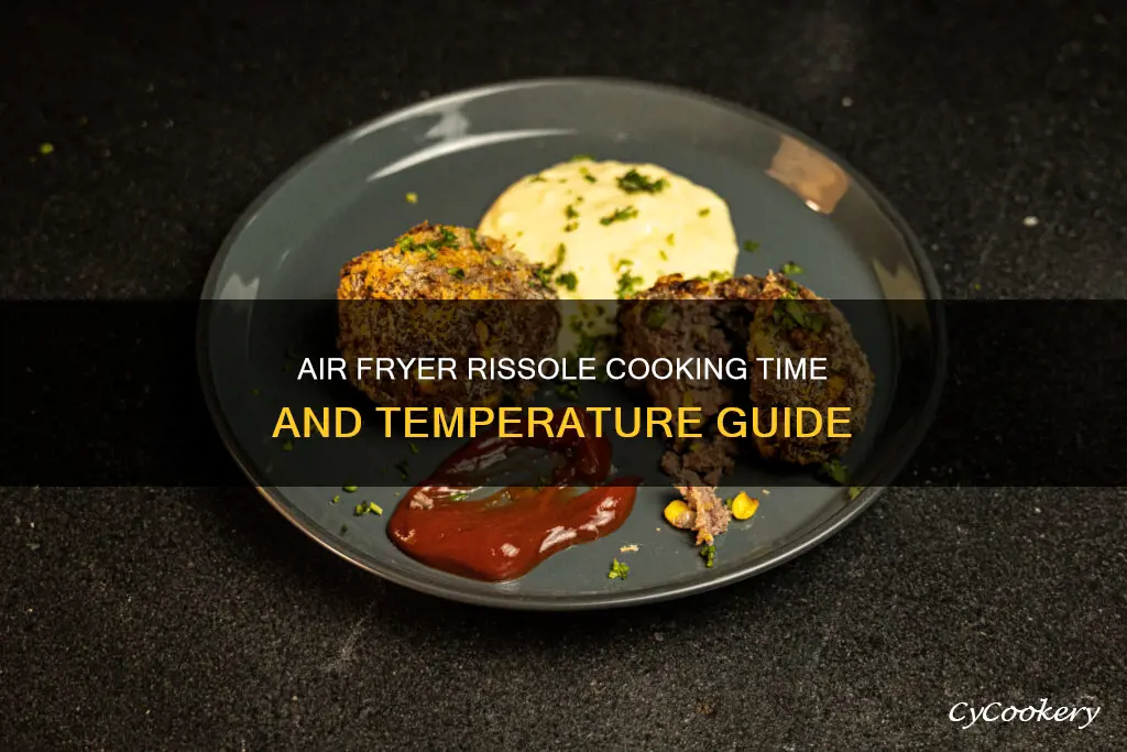 how long to cook rissoles in air fryer