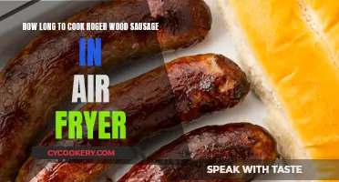 Perfectly Cooked Roger Wood Sausage: Air Fryer Time and Temperature Guide