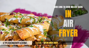 Air Fryer Rolled Tacos: Quick, Easy, and Delicious!