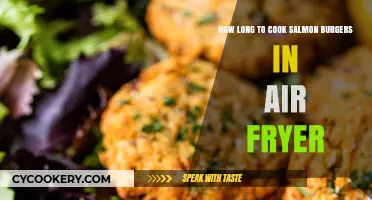 Perfectly Cooked Salmon Burgers: Air Fryer Time Guide