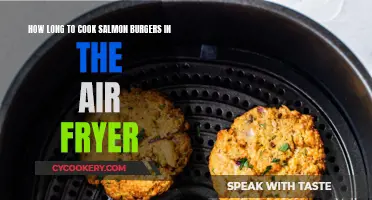 Perfectly Cooked Salmon Burgers: Air Fryer Time Guide