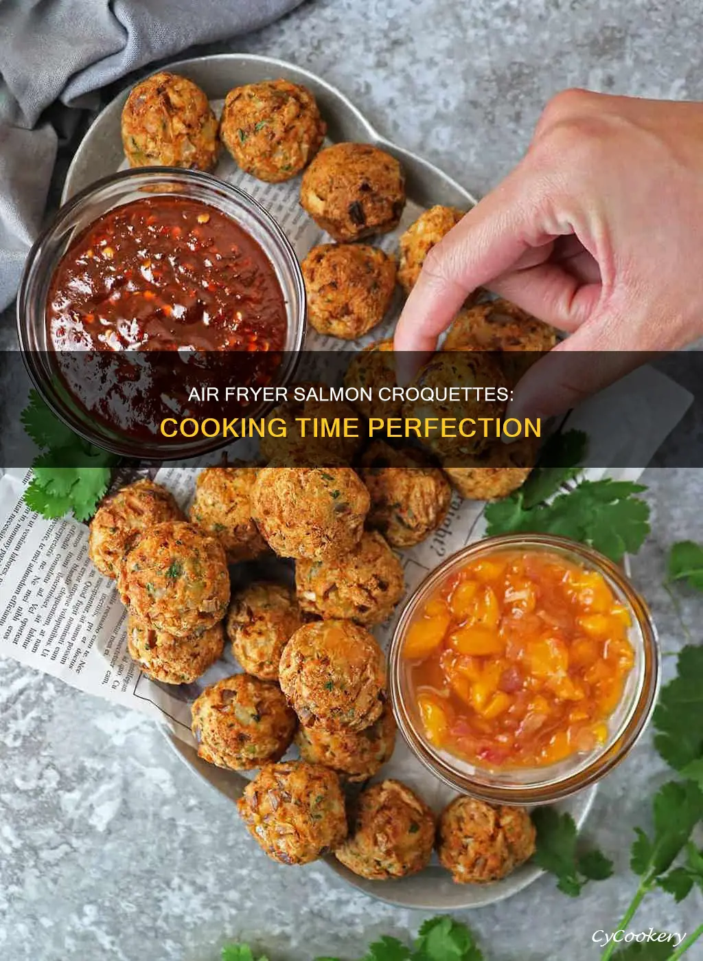 how long to cook salmon croquettes in air fryer