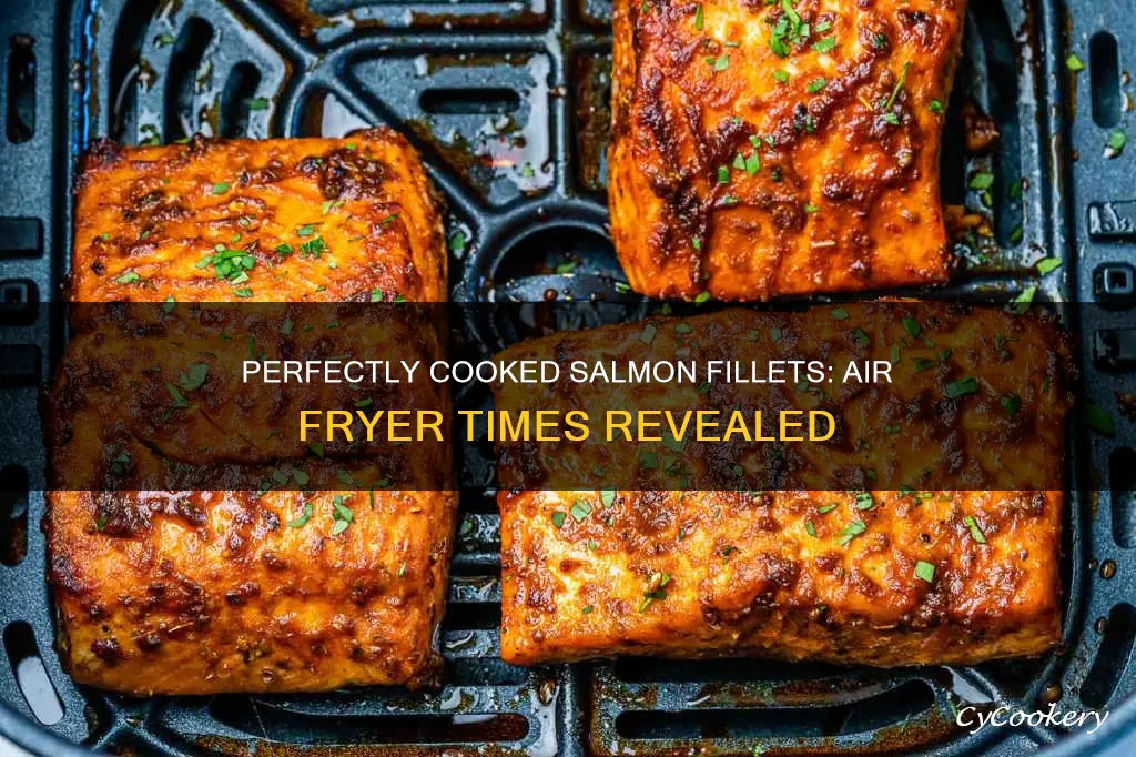 how long to cook salmon fillets in the air fryer