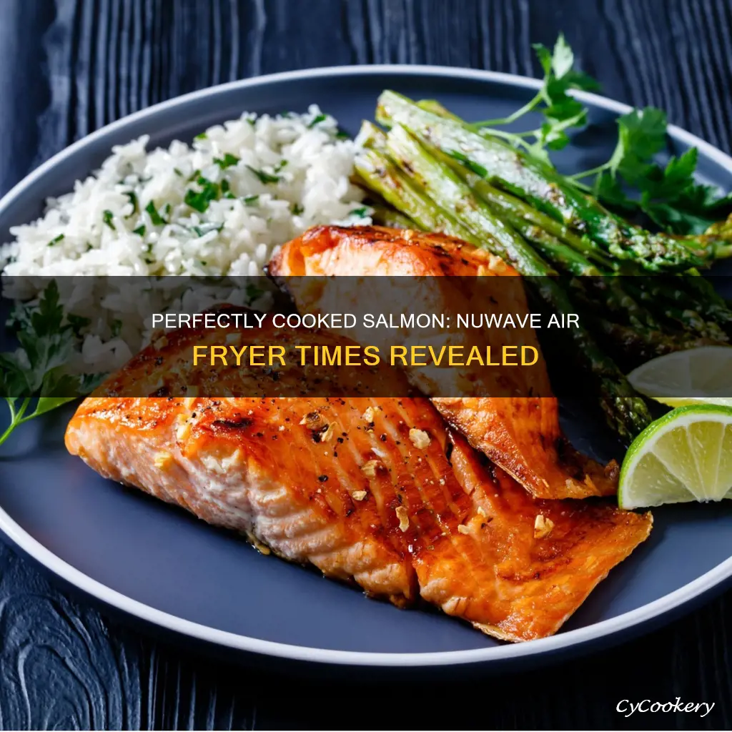 how long to cook salmon in nuwave air fryer