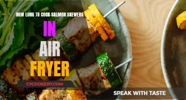 Perfectly Cooked Salmon Skewers: Air Fryer Time Guide