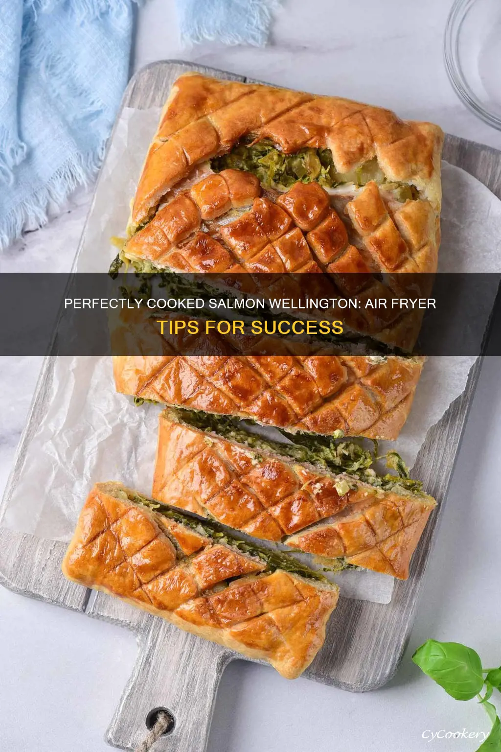 how long to cook salmon wellington in air fryer