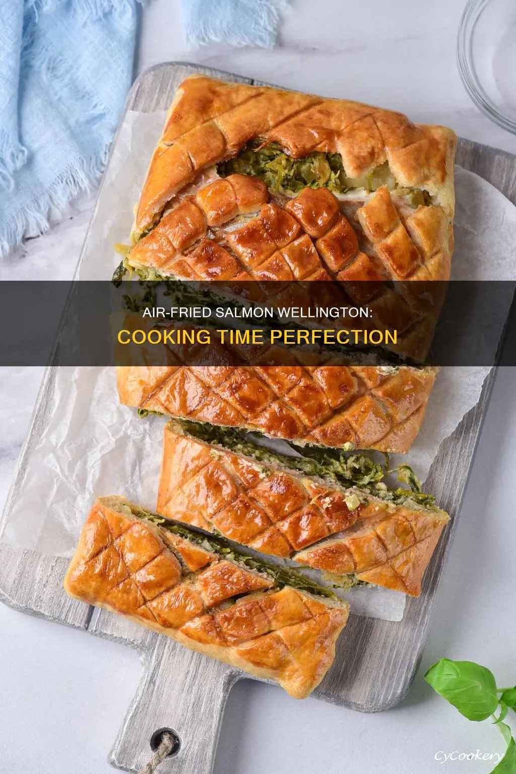 how long to cook salmon wellington in air fryer