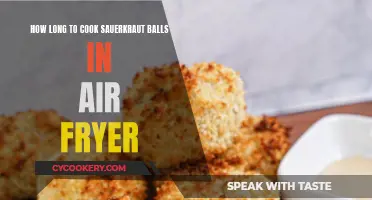 Air Fryer Sauerkraut Balls: Cooking Time Perfection