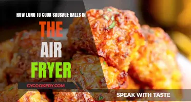 Crispy Sausage Balls: Air Fryer Perfection in 10 Minutes!