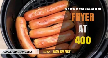 Crispy Sausage Delight: Air Fryer Cooking Time at 400°F