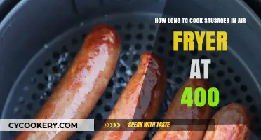 Sausage Perfection: Air Fryer Cooking Time at 400 Degrees