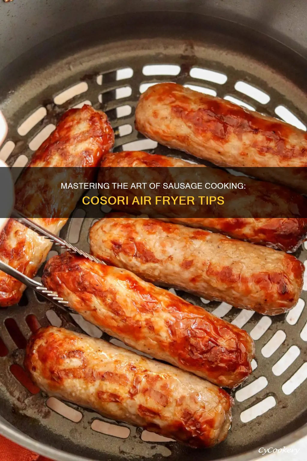 how long to cook sausages in cosori air fryer