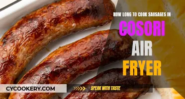 Air Fryer Sausage Cooking Time: Cosori Style
