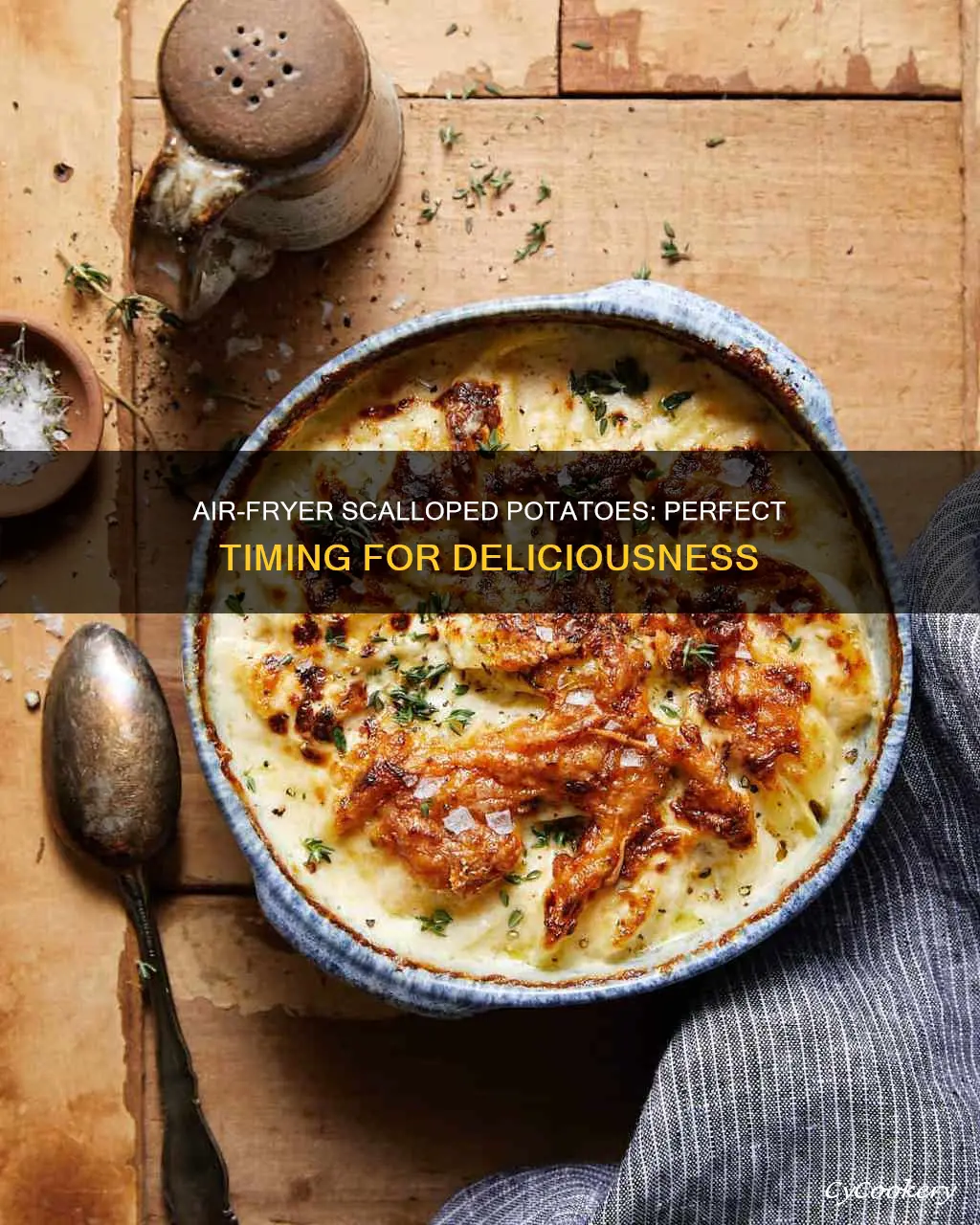 how long to cook scalloped potatoes in air fryer