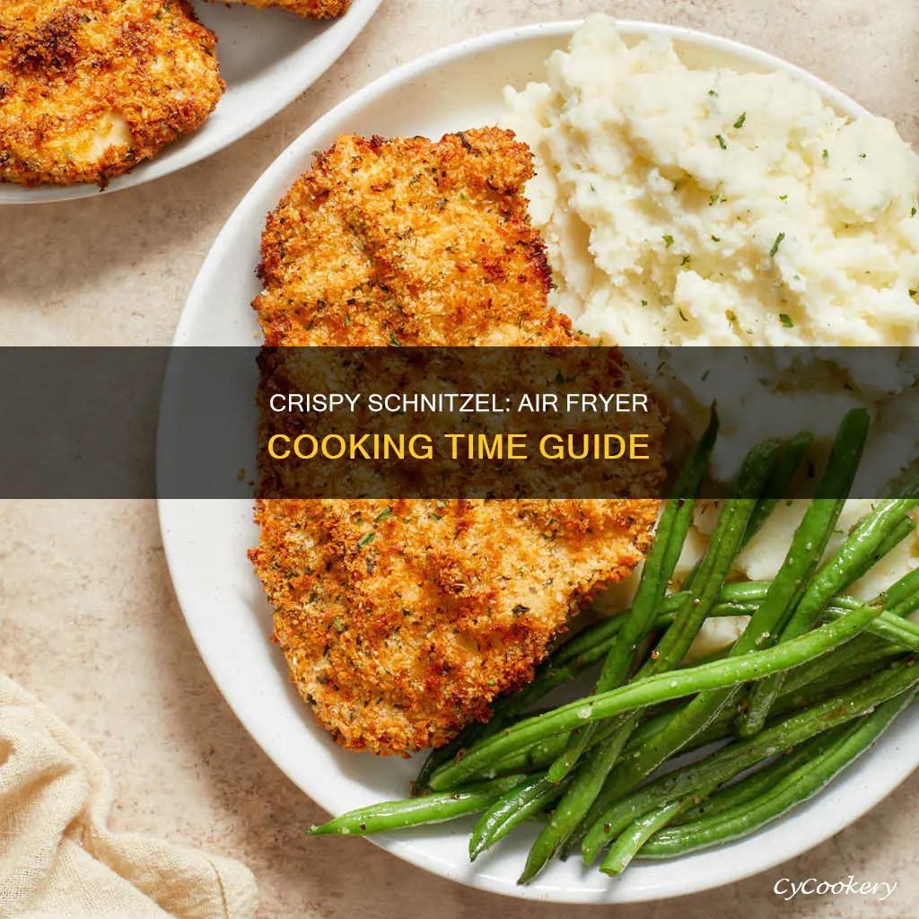 how long to cook schnitzel in air fryer