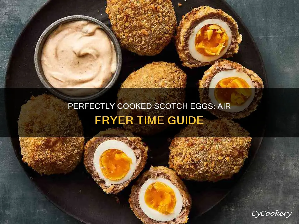 how long to cook scotch egg in air fryer