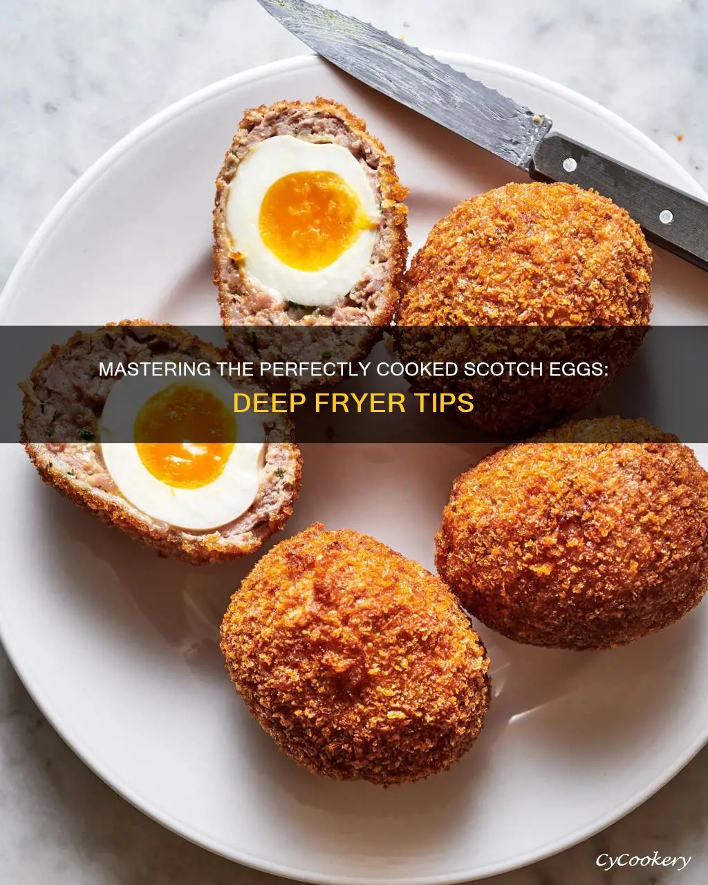 how long to cook scotch eggs in deep fat fryer