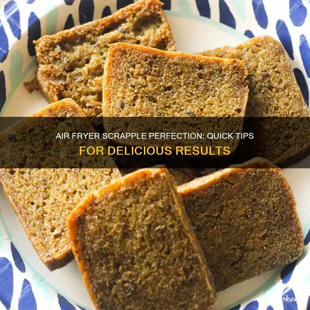 how long to cook scrapple in an air fryer