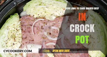 Crock Pot Shaved Beef: The Perfect Timing for Tender Meat