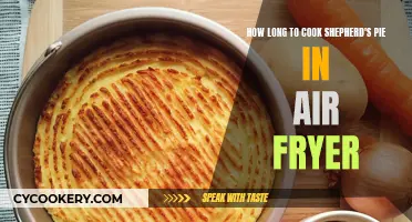 Shepherd's Pie Perfection: Air Fryer Cooking Time Guide