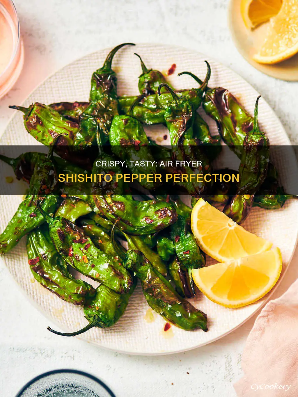 how long to cook shishito peppers in air fryer