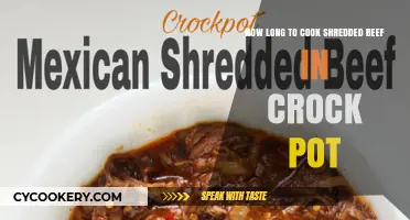Shredded Beef: Crock Pot Cooking Time and Tips