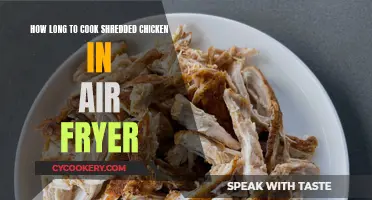 Air Fryer Cooking: Shredded Chicken, Quick and Easy!