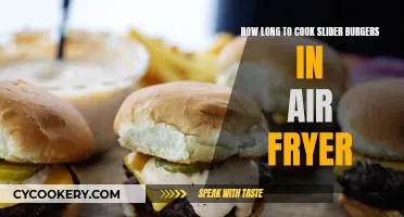 Air Fryer Slider Burgers: Quick & Tasty Cooking Guide