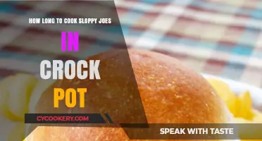 Sloppy Joe's Slow Cook: Timing for Tender Joes