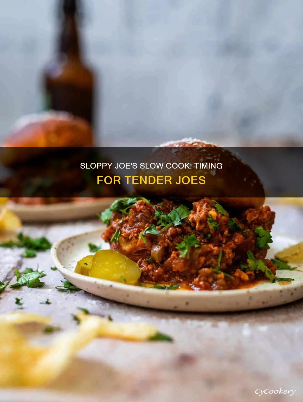 how long to cook sloppy joes in crock pot