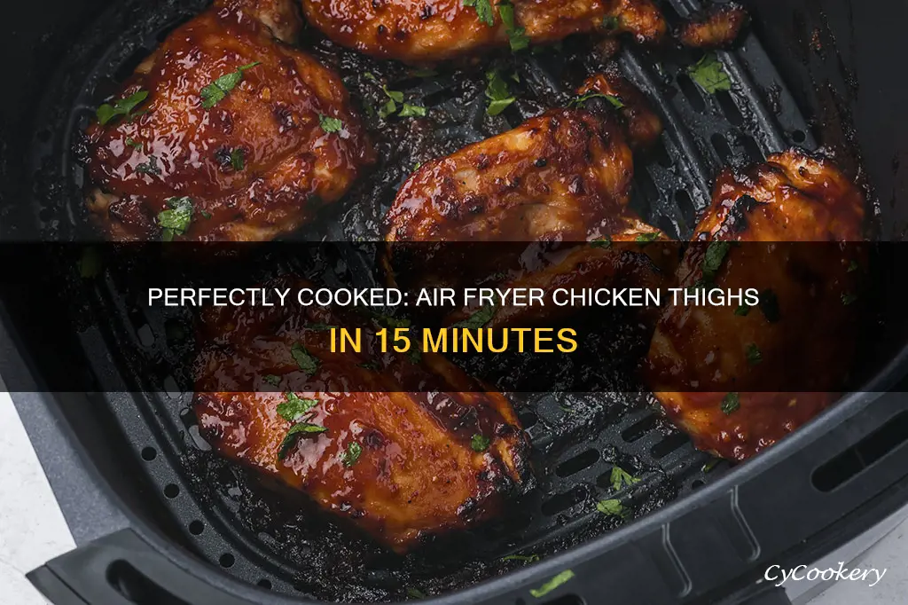 how long to cook small chicken thighs in air fryer