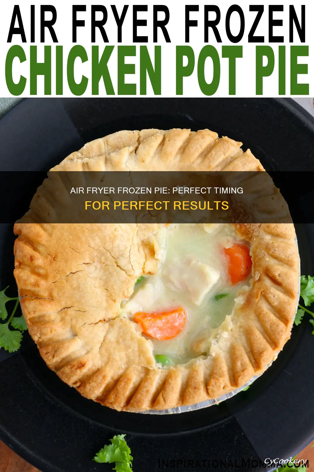 how long to cook small frozen pie in air fryer