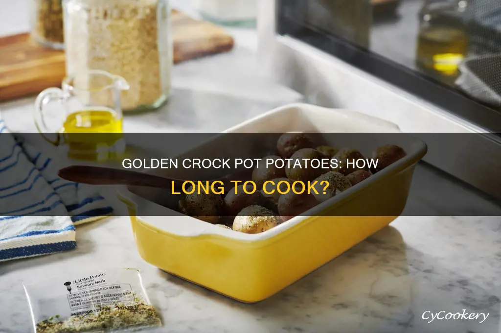 how long to cook small golden potatoes in crock pot