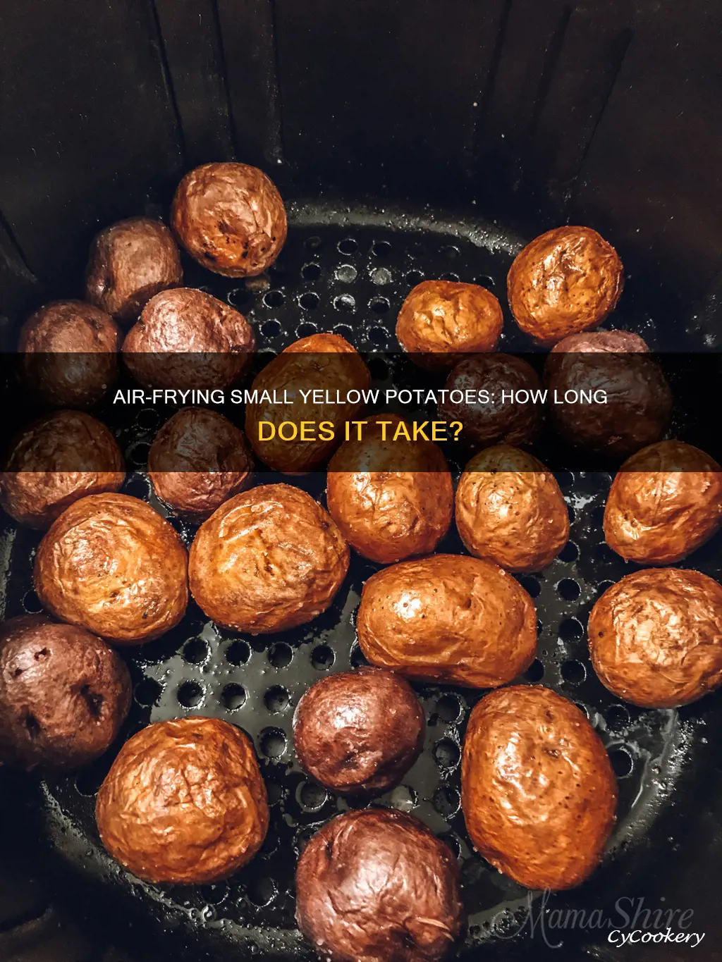 how long to cook small yellow potatoes in air fryer