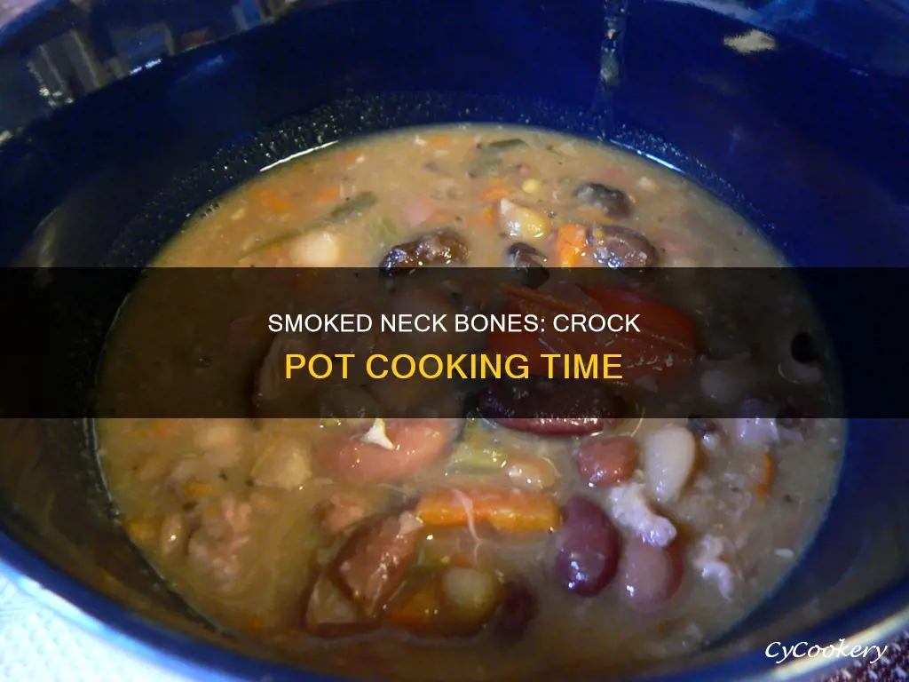 how long to cook smoked neck bones in crock pot