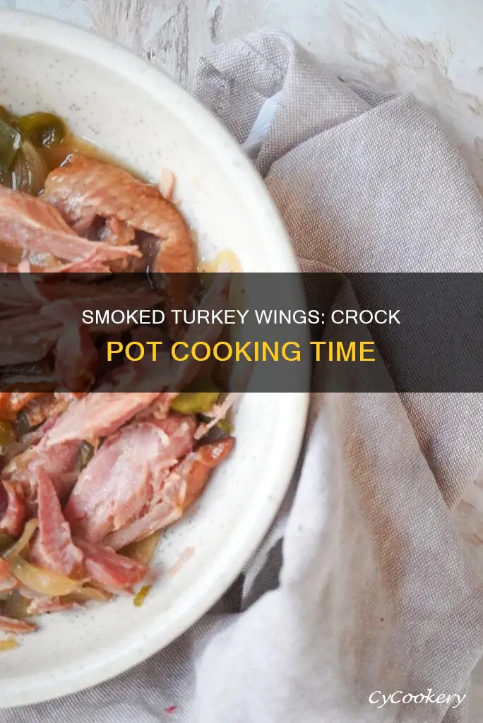 how long to cook smoked turkey wings in crock pot