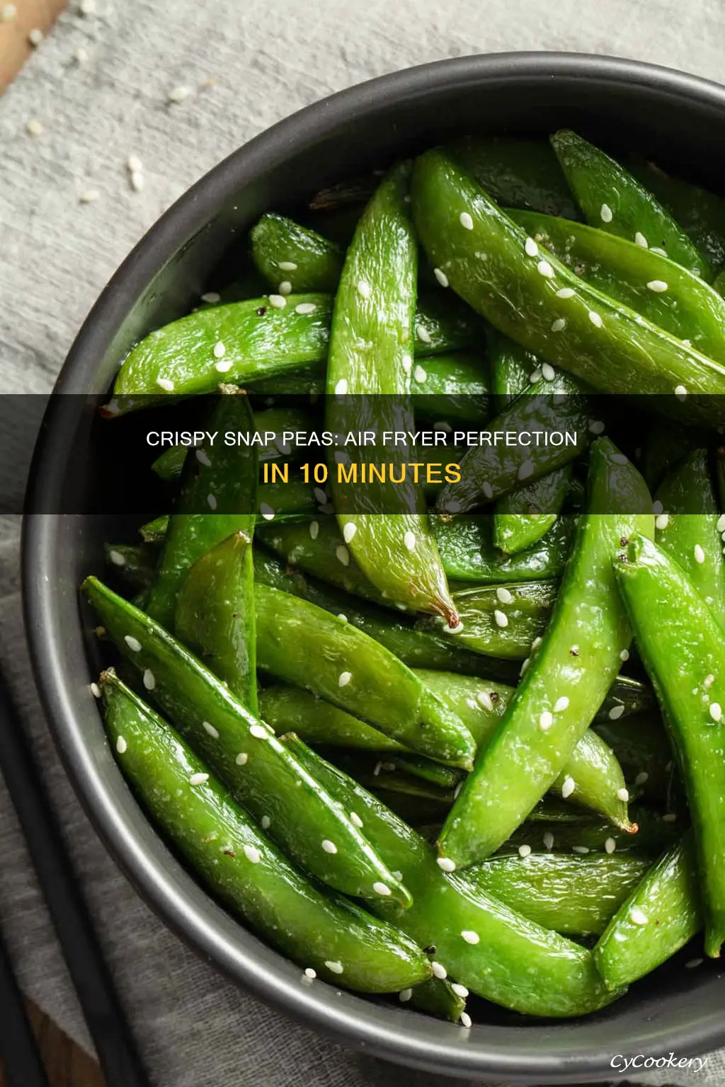 how long to cook snap peas in air fryer