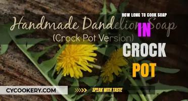 The Perfect Soap: Crock-Pot Cooking Time