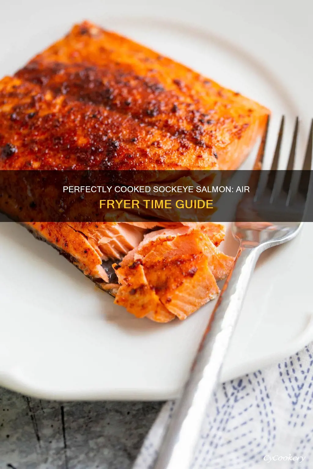 how long to cook sockeye salmon in air fryer