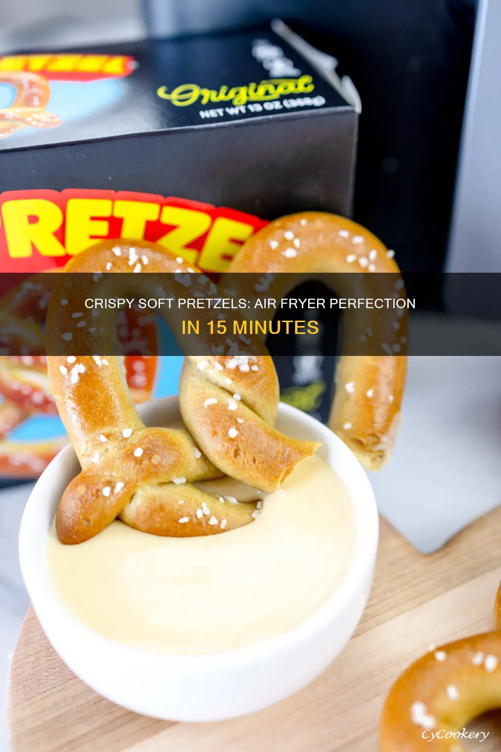 how long to cook soft pretzels in air fryer