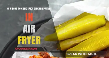 Crispy, Spicy Chicken Patties: Air Fryer Perfection in Minutes