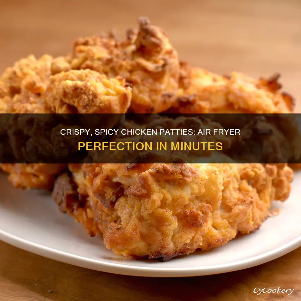 how long to cook spicy chicken patties in air fryer