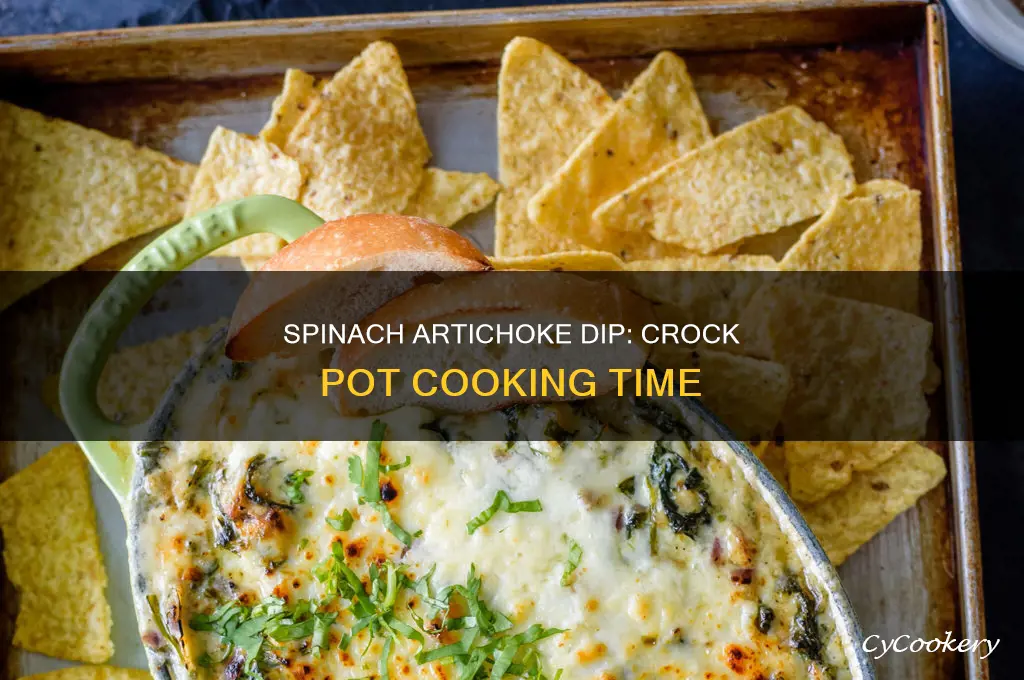 how long to cook spinach artichoke dip in crock pot