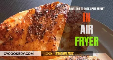 Perfectly Cooked Split Breast: Air Fryer Time Guide