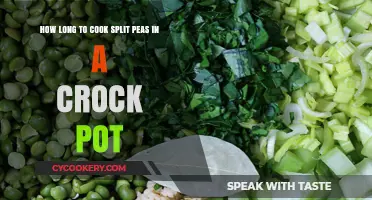 Crock Pot Cooking: Split Peas, How Long?