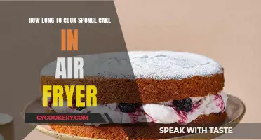 Sponge Cake Perfection: Air Fryer Cooking Time Guide