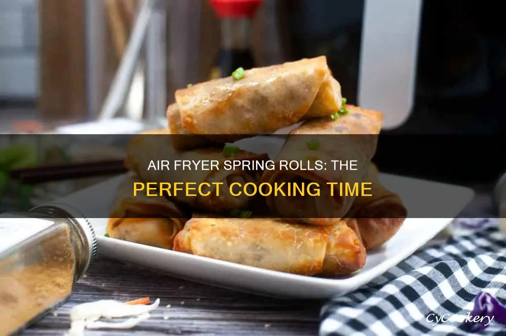how long to cook spring roll in air fryer